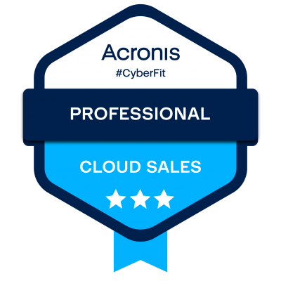 Acronis Professional Cloud Tech badge